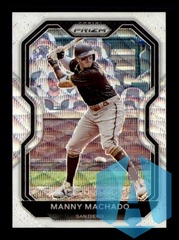 2021 Panini Prizm White Wave #139 Manny Machado San Diego Padres